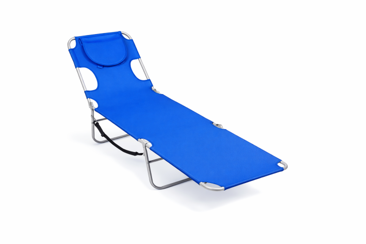 Blue reclining beach chair -ala carte